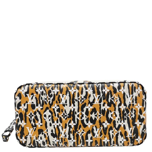 Louis Vuitton  Neverfull MM Monogram Jungle Shoulder Bag Ivory - Picture 10 of 14